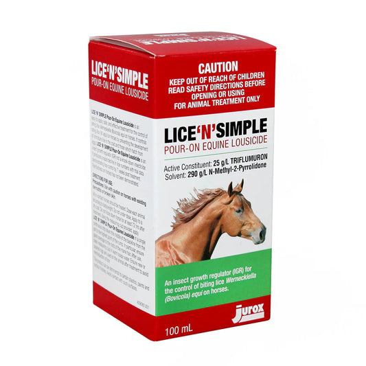 Lice'N'Simple Pour On Equine Lousicide