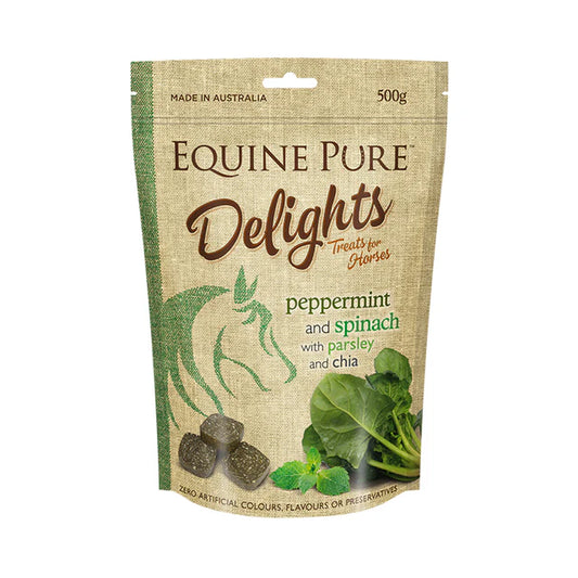 Equine Pure Delights Peppermint & Spinach Treats